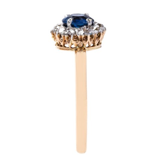 Bright Blue Sapphire Engagement Ring | Walworth from Trumpet & Horn