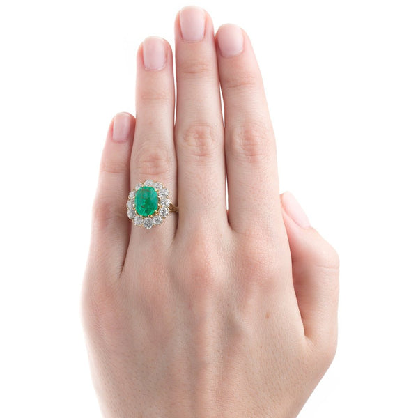 Lively Green Emerald Ring | Wellesley from Trumpet & Horn
