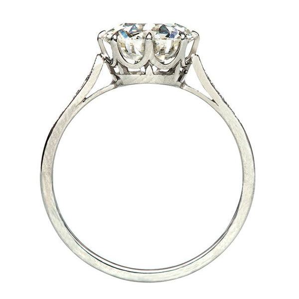 Vintage Classic Solitaire Diamond Engagement Ring