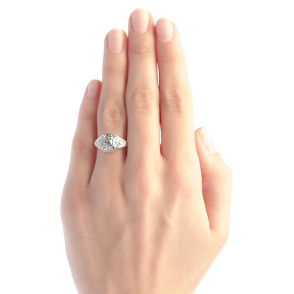 Whistler vintage Edwardian diamond engagement ring from Trumpet & Horn