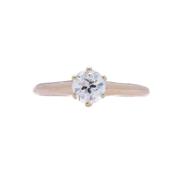 A Timeless Antique Victorian Era Yellow Gold and Diamond Engagement Ring | Williamstown