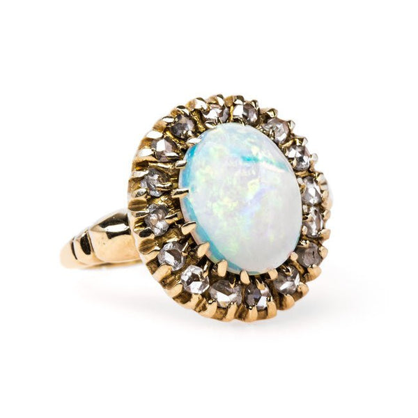 Bold Victorian Era Opal Ring | Willow Tree from Trumpet & Horn