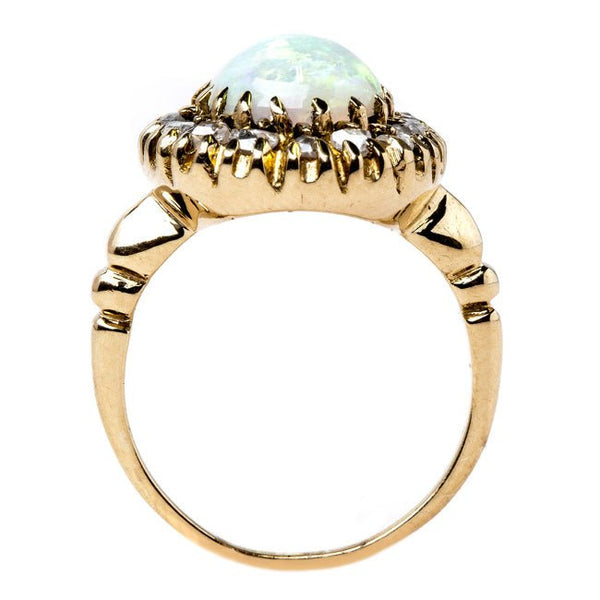 Bold Victorian Era Opal Ring | Willow Tree from Trumpet & Horn