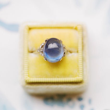 Vintage Sapphire Ring | Photo by White Rabbit Studios