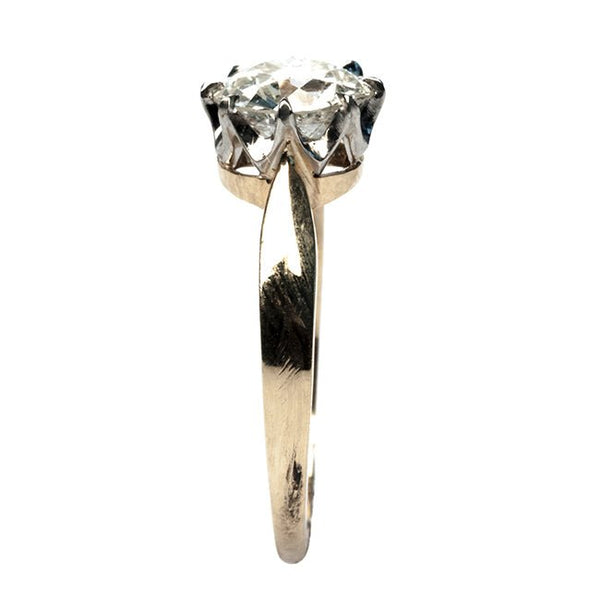 Vintage Inspired Diamond Engagement Ring | Vintage Diamond Ring | Yatesville from Trumpet & Horn