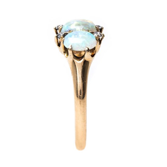 Victorian Three Stone Opal Ring | Zanzibar from Trumpet & Horn